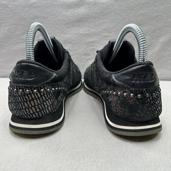 New Balance 420 Womens Size 6.5 (B) Shoes Black Snake Print Sneakers Heidi Klum - Picture 4 of 8